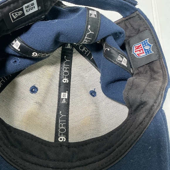 New Era Tennessee Titans Navy Blue Adjustable NFL Logo Sports Hat Cap- READ - Picture 9 of 9